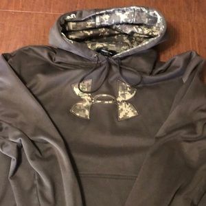 Under Armour hoodie. Digital camo